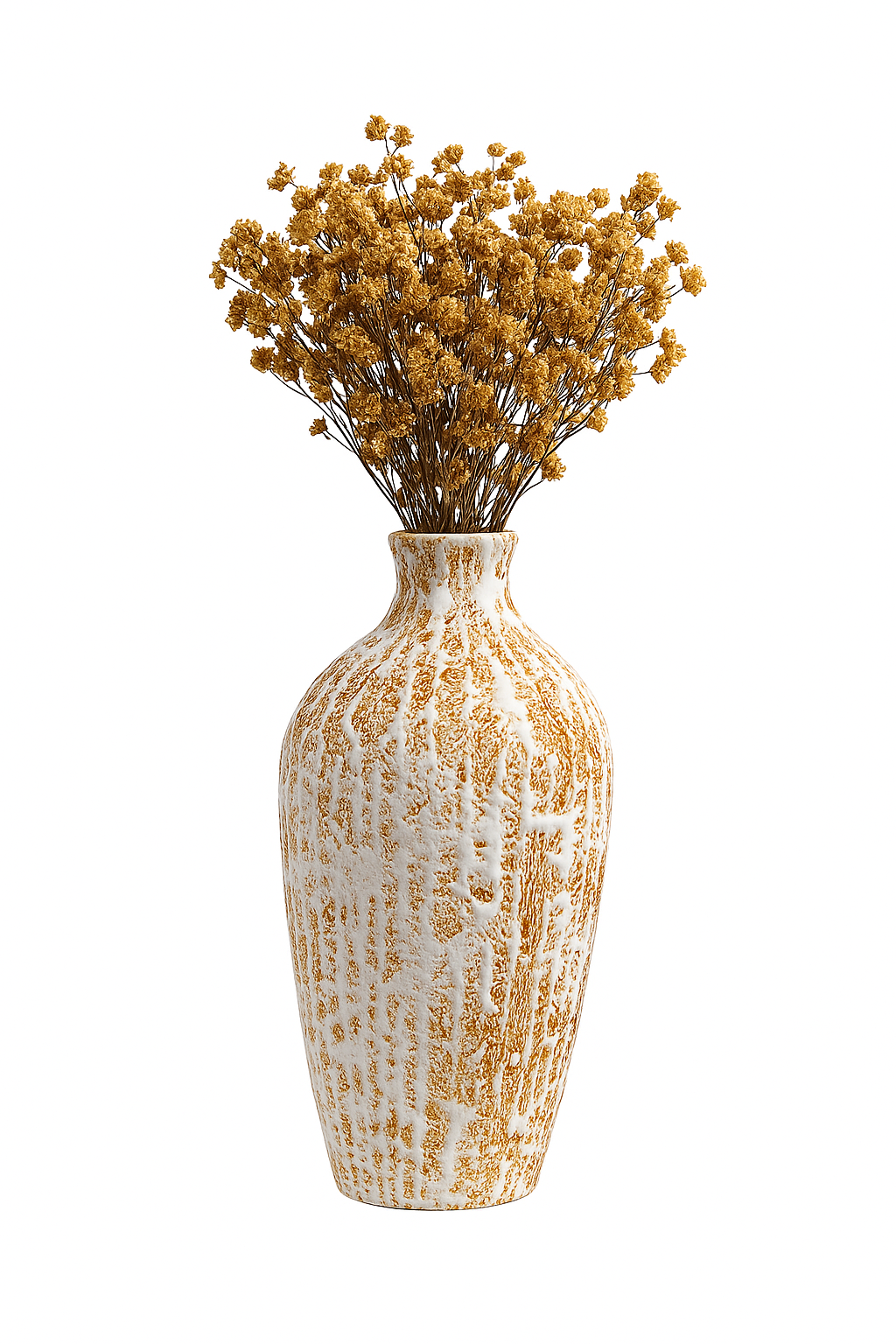 Textured Ceramic Vase, Bohemian Home Decor, Rustic Pottery, Decorative Table Centerpiece for Living Room