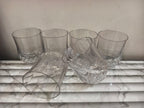 Elegant Whiskey Glasses Set of 4 & 6, Diamond-Cut Crystal Tumblers